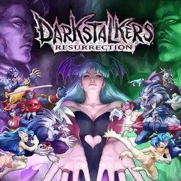 Darkstalkers Resurrection (USA) (Trial) box cover front